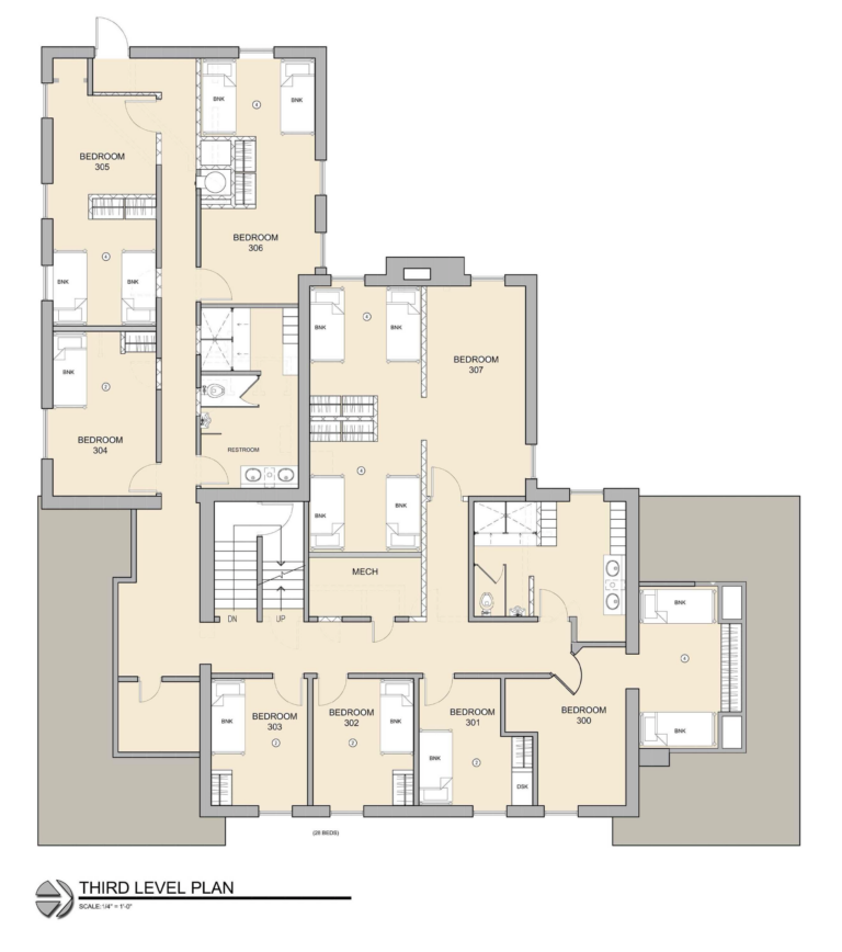 Renovation drawings- second floor plan of house. Preservation. Community.
